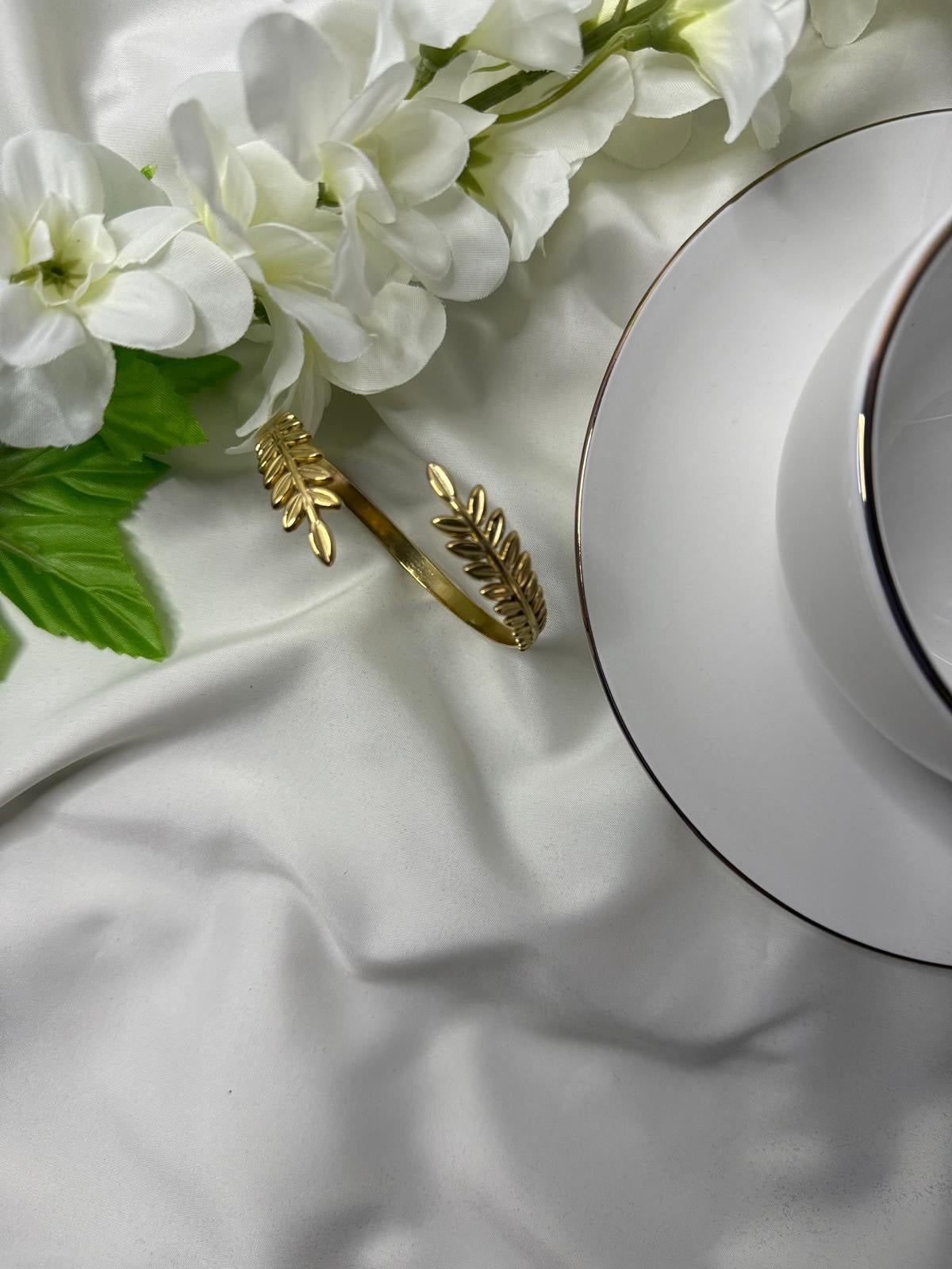 Sable Palestine Collection - Olive Leaf Cuff